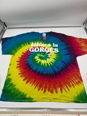 Ithaca Is Gorges Tie-Dye Short Sleeve Tee - Multicolor